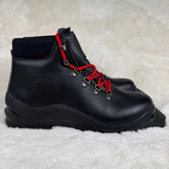 Alico Italy Nordic Norm Telemark Ski Boots Men’s Size 9 US  Vibram 75mm NEW - Picture 1 of 10